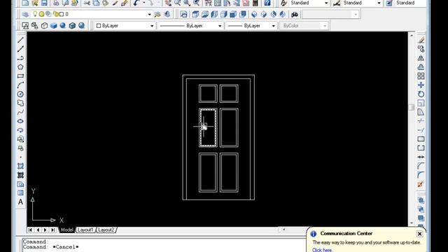 AutoCAD - How to Design 2D Door & 3D Door Design tutorial in urdu смотреть онлайн