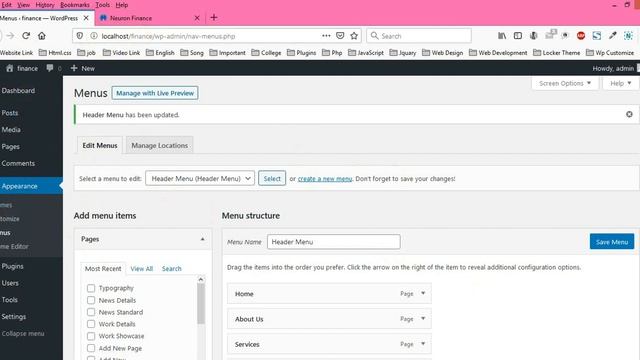Basic WordPress Theme Development Setup_menu_04 смотреть онлайн