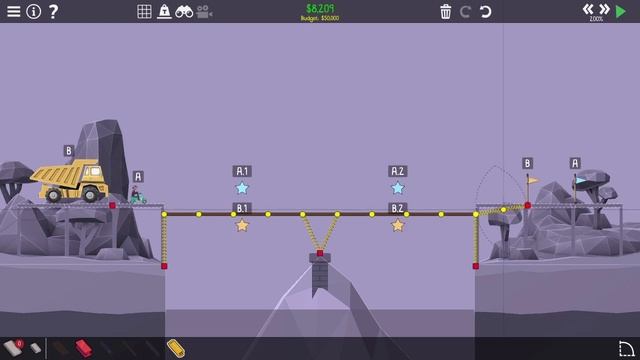 Poly Bridge 2 | 3-09 Wibbly Wobbly