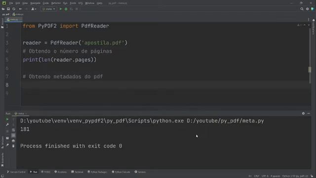 409 - Obtendo alguns metadados de um pdf com PyPDF2 Python смотреть онлайн