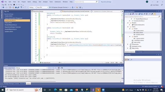CRUD Operation Using Repository Design Pattern In ASP.NET MVC | Hindi/Urdu |Tutorial #3 смотреть онлайн
