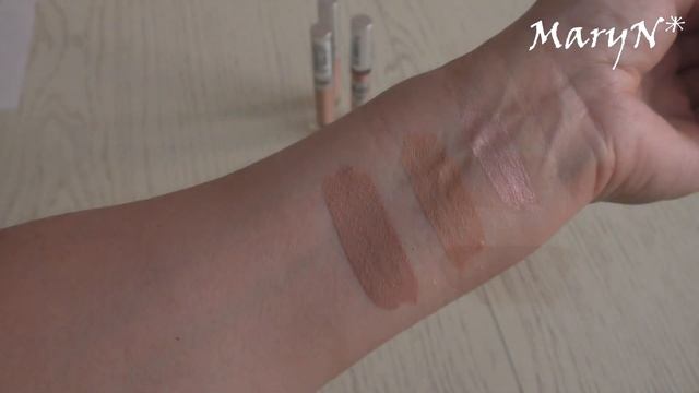 LUXVISAGE Жидкие тени для век 101,102, 09, свотчи смотреть онлайн