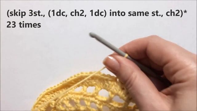 Crochet Sunshine Doily Placemat Tutorial смотреть онлайн