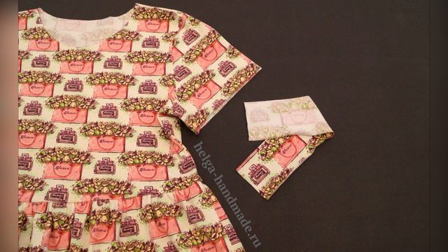 Как сшить платье по выкройке футболки/ Простое удобное повседневное платье для девочки #DIY Tutoria смотреть онлайн