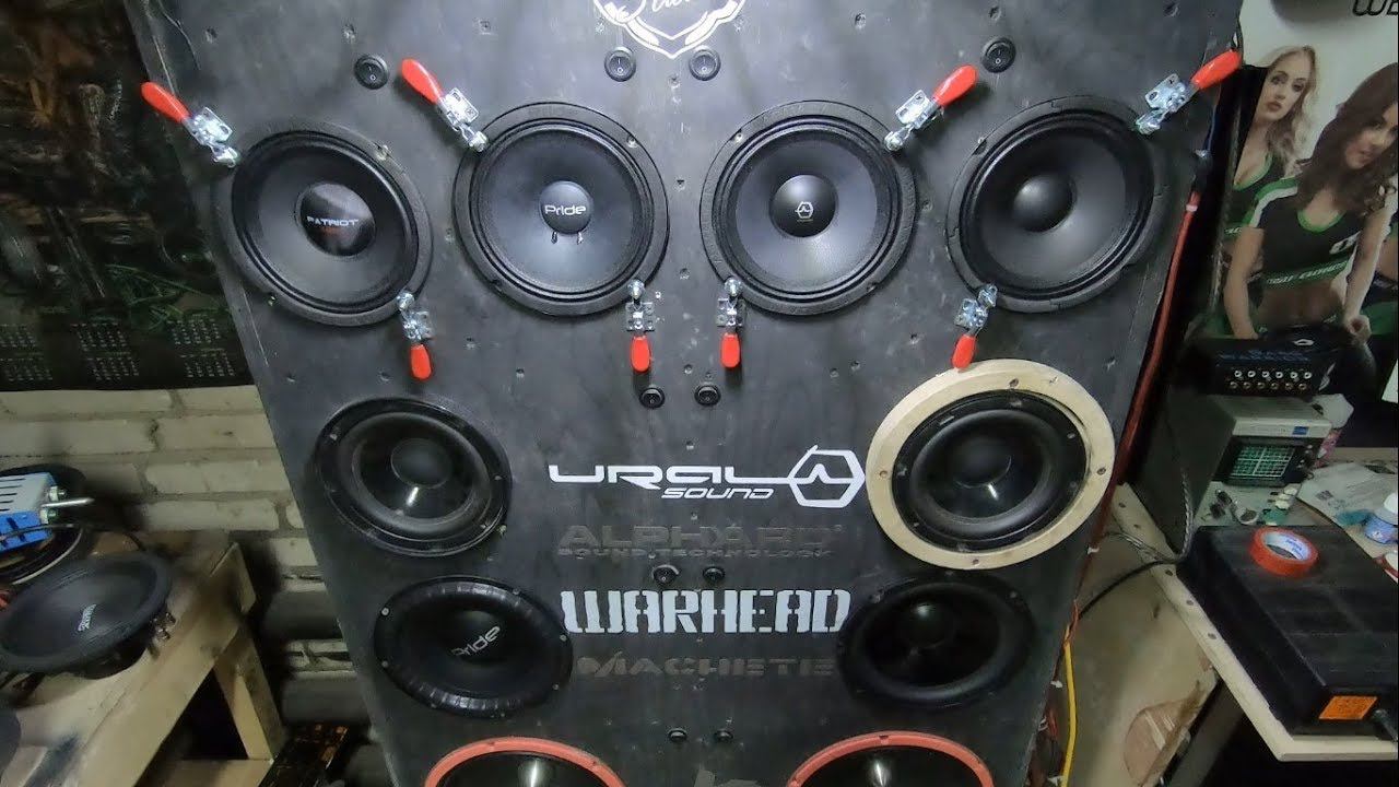Pride W8 vs. Deaf Bonce DB-W80 vs. Ural warhead as-w200mb. Сравнение мидбасов. смотреть онлайн