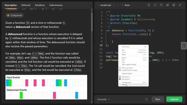 Debounce - Leetcode 2627 - JavaScript 30-Day Challenge смотреть онлайн
