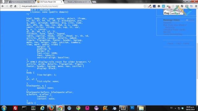 Curso CSS3 02 - Crossbrowsing con Reset y Normalize смотреть онлайн