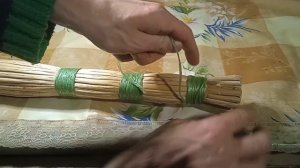 Как перевязать правильно веник домашний