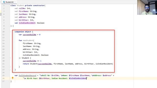 21. Companion object in Kotlin | Alternative to static of Java in Kotlin | Kotlin Complete Course смотреть онлайн