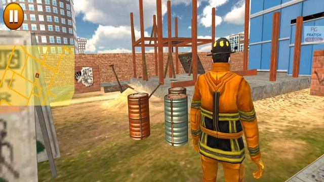 Flying Firefighter Truck Driving Games Simulator - #1 Android Gameplay Videos смотреть онлайн