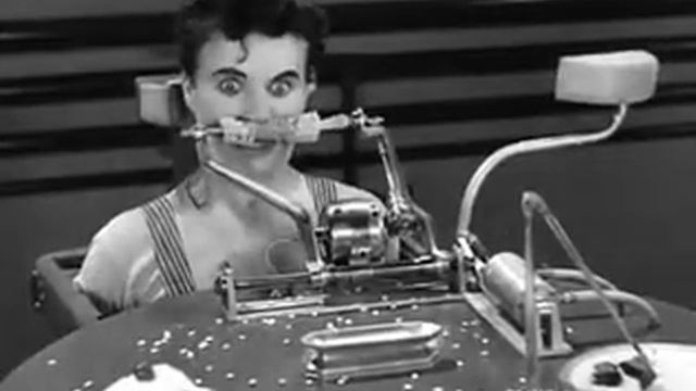 Charlie Chaplin Eating Machine-Чарли Чаплин Питание машины смотреть онлайн