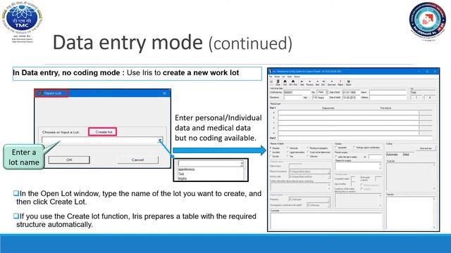 Iris automated coding system video 4: Iris data entry mode- Text and Code only mode смотреть онлайн