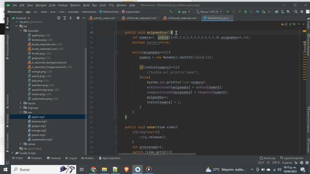 Aplicación móvil: Memorama en Android Studio con MediaPlayer. смотреть онлайн