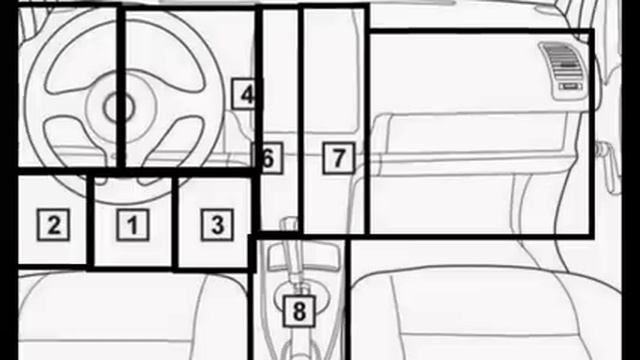 VOLKSWAGEN Tiguan 2004-2014 diagnostic OBD port connector socket location OBD2 DLC DATA LINK смотреть онлайн