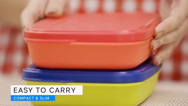 Tupperware Slim Lunch Kārbu Komplekts.  Slim Lunch контейнеры.