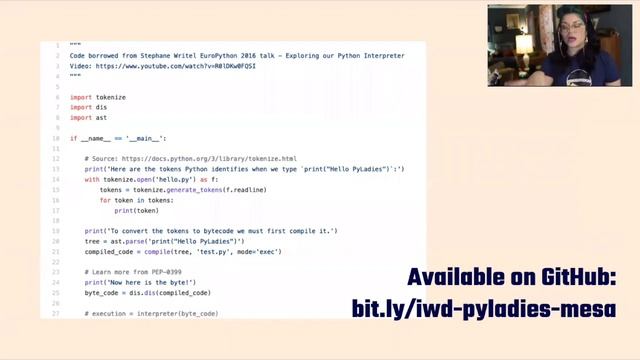 Lorena Mesa - What happens when you type print(‘Hello PyLadies’)? A look at Python internals! смотреть онлайн