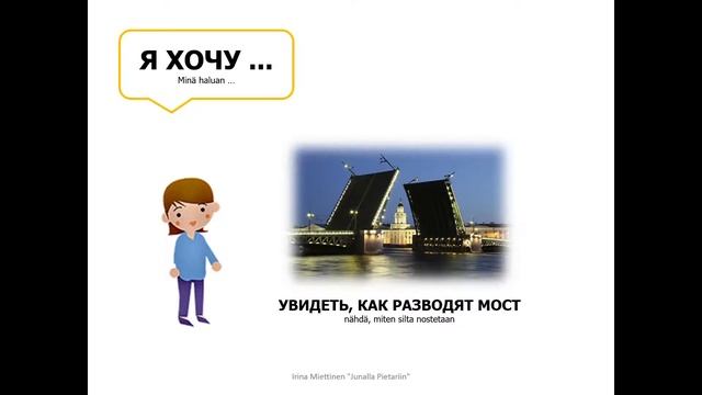 Junalla Pietariin / Kaupungilla / venäjän kielen alkeet lapsille / В городе /рки для детей смотреть онлайн