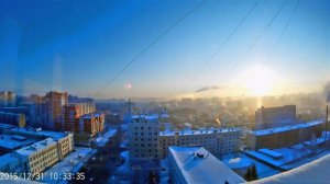 Последний восход солнца в 2015 году. Last sunrise in 2015 .