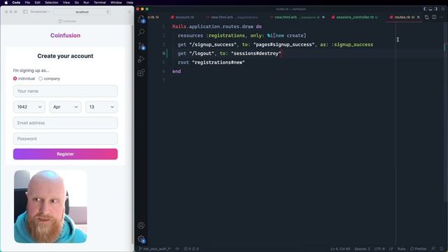 Simple Rails authentication смотреть онлайн