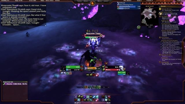 WOW Legion ? Suramar Story - Telemancer Oculeth & His Terrible Student смотреть онлайн