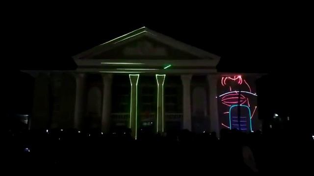 Лазерное шоу в Бавлах в честь Дня Победы 2021 смотреть онлайн