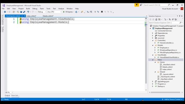 ViewImports cshtml in ASP NET Core MVC смотреть онлайн