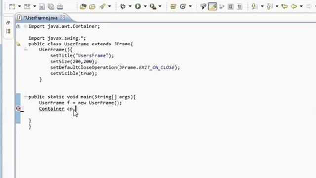Java programming part 58 GUI : Adding components with getContentPane() JFrame method. смотреть онлайн