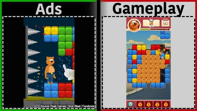 Toon Blast | Is it like the Ads? | Gameplay смотреть онлайн