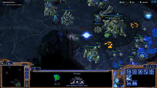 Let's StarCraft II: Mass Recall Hard Part 21 смотреть онлайн