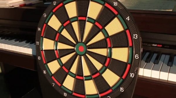 Darts Game on Electronic Dart Board (First Time)