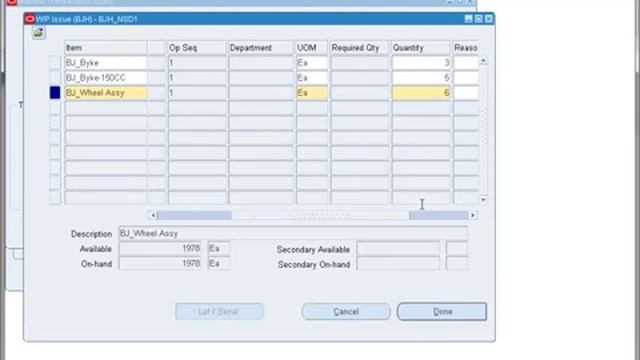 Oracle Work In Process Non Standard Discrete Job смотреть онлайн