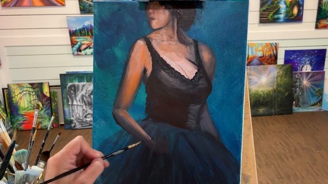 How To Paint CANDELABRA AT MOONLIGHT смотреть онлайн