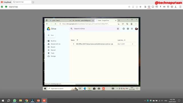 Effortless MS Office 2007 Installation via AnyDesk | Step-by-Step Guide смотреть онлайн