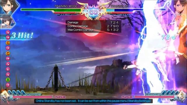 Pairon Basic Combos - Blade Arcus from Shining: Battle Arena смотреть онлайн