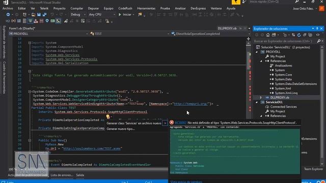 Encapsulando servicio asmx en dll (PROXY DLL de un servicio) VB.net смотреть онлайн
