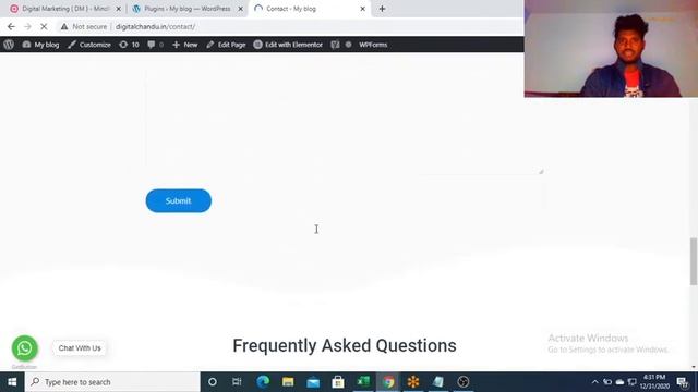 How to Edit Footer in Wordpress Elementor | Wordpress Telugu Tutorials | Digital Chandu | Class-29 смотреть онлайн