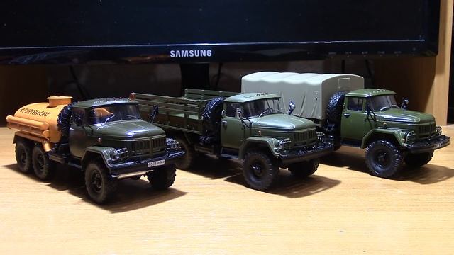 Коллекция масштабных моделей автомобилей ЗиЛ 131 смотреть онлайн