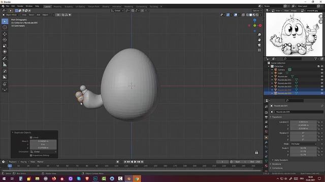 22. Blender 2.91. Sculpting. Tutorial. Монстр на пляже (Part1) смотреть онлайн