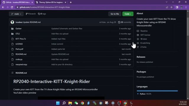 Build your own interactive KITT Part 2 - Programming смотреть онлайн