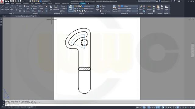 Spannhebel - Autocad 2020 Training - Drafting смотреть онлайн