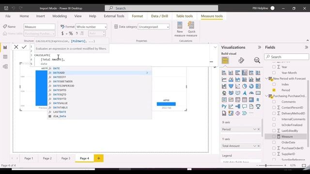 SHOW PREVIOUS YEAR AND FORECAST IN SAME COLUMN CHART/BAR CHART IN POWER BI | ACTUAL AND FORECAST смотреть онлайн