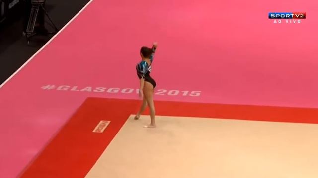 Larisa Iordache ROU FX AA Worlds 2015 Floor Music 2016 смотреть онлайн