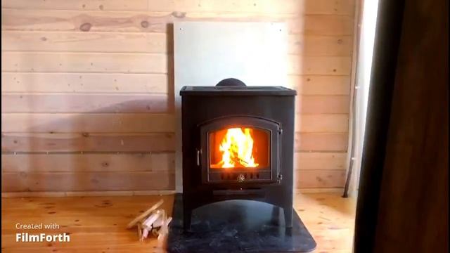 Установленная печь-камин Везувий В11 смотреть онлайн