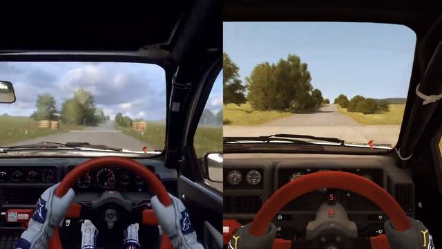 DiRT Rally 1 Vs DiRT Rally 2.0 // Germany // RS200 // Side By Side