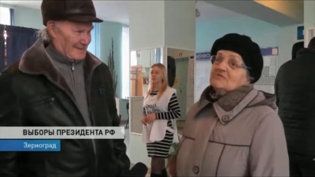 Жительница Зернограда пришла голосовать в 72-ой раз смотреть онлайн