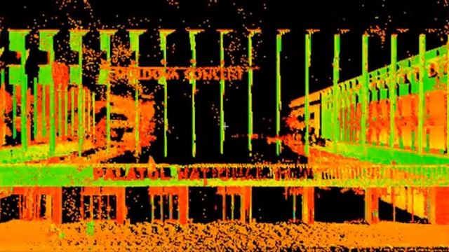 Лазерное сканирование Национального Дворца смотреть онлайн