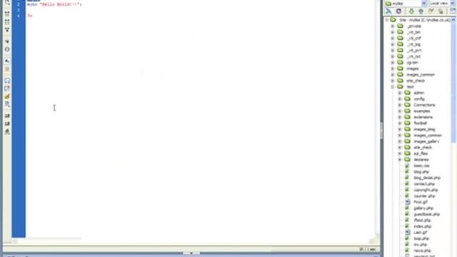 PHP Tutorial - Hello World смотреть онлайн