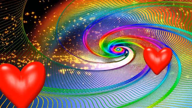 Интересный футаж с сердечками!!! Бесплатно!!! смотреть онлайн