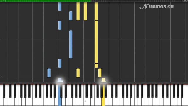 Beatles - Yesterday Piano Tutorial (Synthesia + Sheets + MIDI) смотреть онлайн