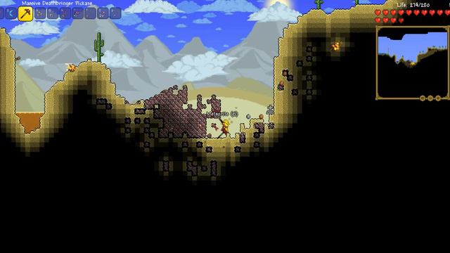 Terraria. Лето #13. Обсидиан